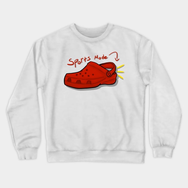 Sports Mode Crewneck Sweatshirt by Sketchyleigh